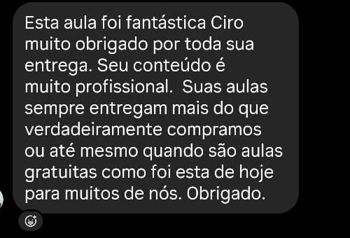 Depoimento de Domingos Sávio sobre o workshop