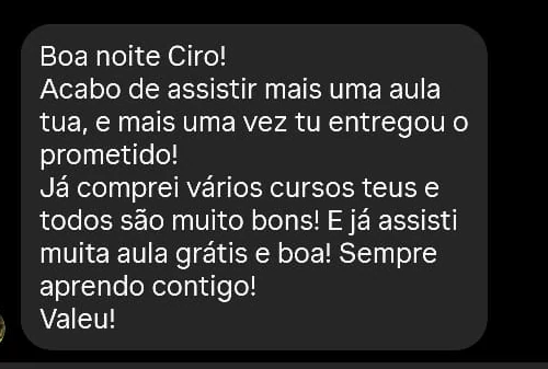 Depoimento de Filipe Freitas sobre o workshop