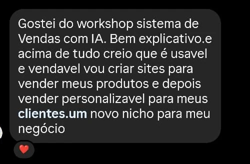 Depoimento de Roberto Gomes sobre o workshop